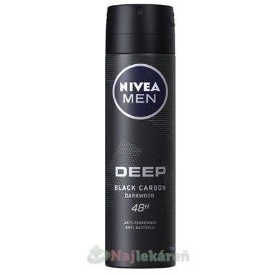 NIVEA MEN Anti-perspirant DEEP DARKWOOD black carbon 150 ml
