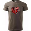 1975 v srdci - Klasické pánske tričko vyššej gramáže - S ( Army )