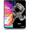 Picasee silikónový prehľadný obal pre Samsung Galaxy A70 A705F - Astronaut Big