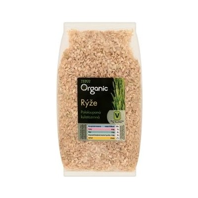 Tesco Organic Bio ryža pololúpaná guľatozrnná 500 g od 2,45 € - Heureka.sk