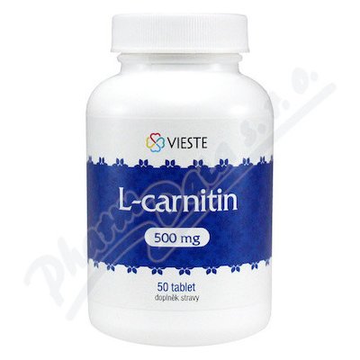 Vieste L-carnitin 500 mg 50 tabliet