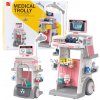 Detský zubársky vozík s príslušenstvom, svetlom a RTG obrazovkou, 26 dielov