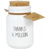 My Flame Lifestyle MY FLAME - SVÍČKA - THANKS A MILLION - fresh cotton