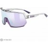 uvex sportstyle 235 okuliare, clear met purple/mirror lav