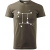 Súhvezdie - Gemini - Blíženci - Klasické pánske tričko vyššej gramáže - 4XL ( Army )