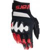 ALPINESTARS rukavice HALO čierna/biela/červená 2024 - 2XL