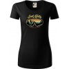 Just ride mountain bike - Dámske tričko z organickej bavlny Origin (GOTS) - 2XL ( Čierna )