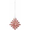 Vianočná guľa Candy, 9 cm
