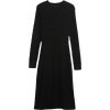Dámske šaty GAP, LS TEXTURED čierna S