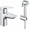 Grohe Start Edge - Umývadlová batéria s bidetovou spŕškou, chróm - 23773001