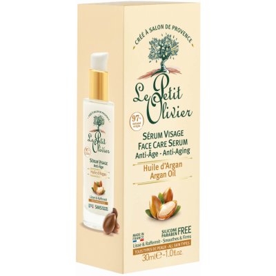 Le Petit Olivier Anti-Age pleťové sérum proti vráskam s arganovým olejom 30 ml