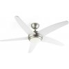 Klarstein Bolero, 2 v 1 stropný ventilátor, 134 cm, svetlo, 55 W, diaľkový ovládač, biely (VTS6-Bolero W)