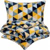 4Home Obliečky mikroflanel Scandi triangle, 140 x 220 cm, 70 x 90 cm