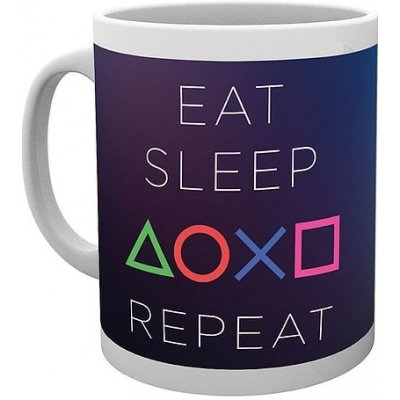 GB eye Hrnek PlayStation Eat Sleep Play Repeat 320 ml