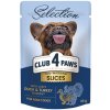 Club 4 Paws Premium Plus Selection pre dospelých psov s kačicou a moriakom v omáčke 85g (8049)