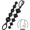 Sada análnych korálov SATISFYER LOVE 2 ks čierne