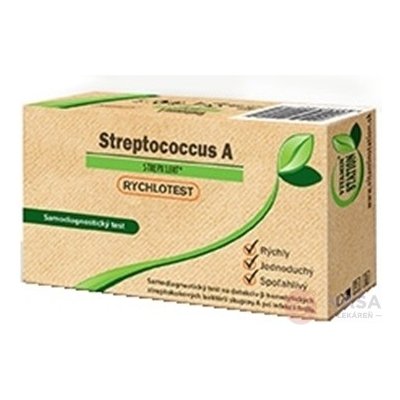 Vitamin Station Rýchlotest Streptococcus A 1 samodiagnostický test z hrdla