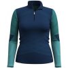 Tričko SMARTWOOL W INTRAKNIT THERMAL MRN BL CLBLK 1/4 ZIP Lady veľkosť S