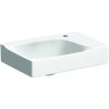 Geberit Xeno 2 - Umývadielko 40x28 cm, otvor na batériu vpravo, bez prepadu, s KeraTect, biela 500.529.01.1