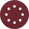 Wolfcraft 2271100 brúsny papier pre excentrické brúsky na suchý zips, s otvormi Zrnitosť 80 (Ø) 115 mm 25 ks; 2271100