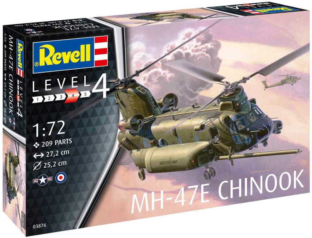 Revell Model Kit MH 47 Chinook Plastic 03876 1:72 od 41,66 € - Heureka.sk