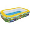 BESTWAY Detský nafukovací bazén Bestway Mickey Mouse Roadster rodinný PVC 262x175x51 cm