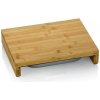 KELA Lopárik krájací so zásuvkou Kenina bambus 36 x 27 x 7 cm