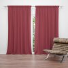 Sablio Záves Tmavočervená: 2 ks 140x250 cm