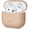 Tech-Protect Silicone puzdro na Apple AirPods 4, hnedé