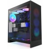 NZXT case H7 Flow RGB, ATX, Mid Tower, black