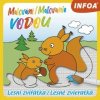 Malování/Maľovanie vodou - Lesní zvířátka