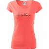 Pozemný hokej ekg - hokejky - Dámske tričko Pure - XS ( Korálová )