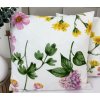 Obliečka na vankúš Farebná lúka 40x40 cm – kvetinový vzor, 100 % bavlna