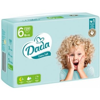 Dada Extra Soft 6 16+ kg 37 ks od 7,2 € - Heureka.sk