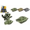 Teddies Transformer tank/robot plast 14 cm na zotrvačník