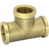 T-Kus mosadz DN20, FFF 3/4
