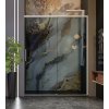 AQUATEK X-FAKTOR B2 110cm dvere do niky / sprchový kút rohový, profil biely, sklo grey, XFAKTORB2BI11066