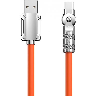 Duddao 052477 USB na USB-C, L24AC 120W, s otočným hrotom, 1m, oranžový