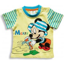 Disney tričko pre bábätká, krátky rukáv - Mickey, žlté
