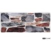 Fasádny obklad Kameň Sivo-červený - zatepľovací obklad 3,5 cm
