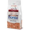 MONGE Natural Superpremium Mini Adult 800g monoproteínové krmivo losos/ryža pre dospelých psov malých plemien