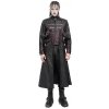 Devil Fashion kabát Punk Čierna červená