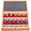 Milwaukee ROUTER BIT SET Frézovací bity - upínání 8 mm Router BIt Set (Sada 12 dílů)