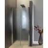 Aqualine PILOT otočné sprchové dvere dvojkrídlové 800mm PT082