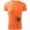 Kopretina - dole na výšku - Pánske tričko Fantasy športové - 2XL ( Neon mandarine )