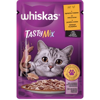 Whiskas Tasty Mix jehně ve štávě 85 g