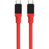 Tactical KP31176 Fat Man USB-C/USB-C, 1m, červený