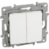 Legrand 764502 NILOÉ č.5b DVOJITÝ STRIEDAVÝ PREPÍNAČ BIELY + predĺžená záruka na 3 roky