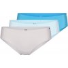 Under Armour Pure Stretch No Show Hipster 3 Pack - Blue/Opel Blue/Halo Gray - women´s S