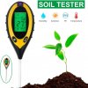 4v1 Soil Tester PH, Merač vlhkosti, Teploty a Intenzity slnečného svetla